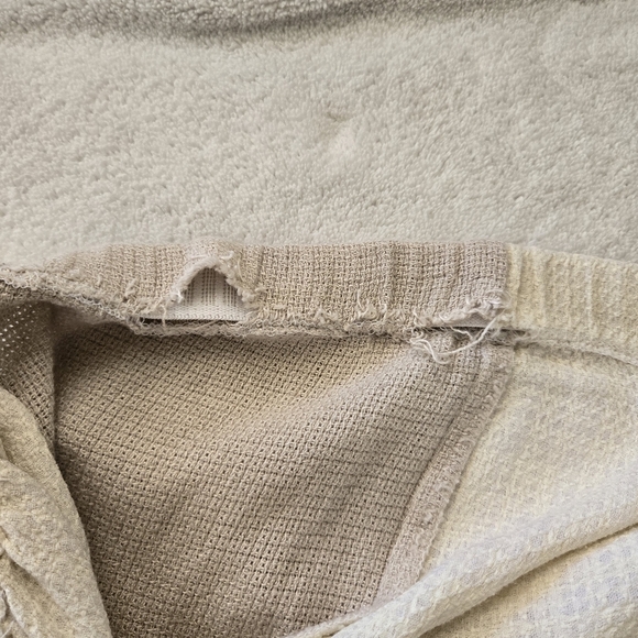 Elegant Cream and Blue Patchwork Skirt Set - Picture 12 of 12